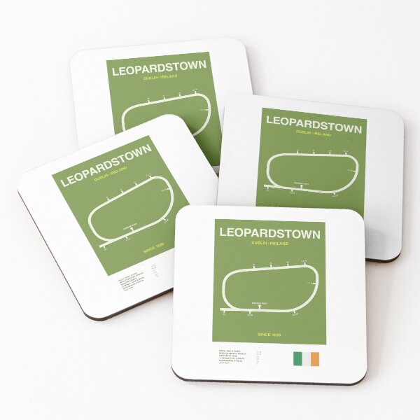 Item preview, Minimalist Leopardstown Horse Racing Course Line Print designed and sold by The Circuit Collection.