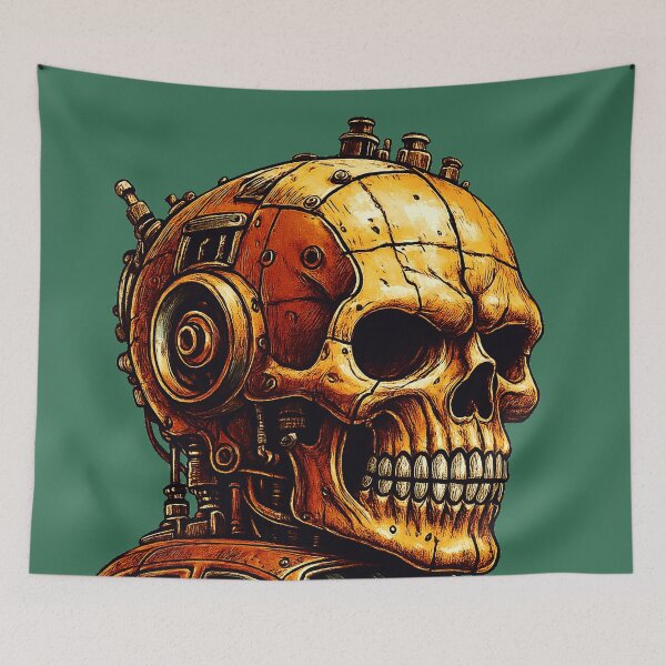 Item preview, Brass Skull Head Traveler - Car designed and sold by B.J. ART.