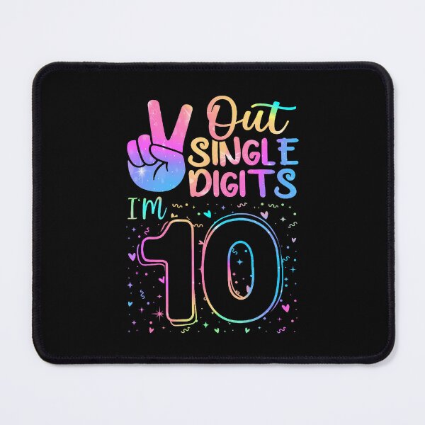 Item preview, Peace Out Single Digits I'M 10 Year Old 10 Birthday Girl designed and sold by MadalynKiehn.