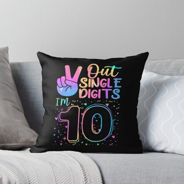 Item preview, Peace Out Single Digits I'M 10 Year Old 10 Birthday Girl designed and sold by MadalynKiehn.