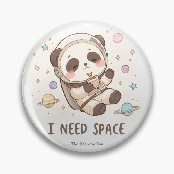 Item preview, Panda Astronaut – I Need Space | The Dreamy Zoo designed and sold by The-Dreamy-Zoo.