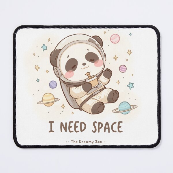 Item preview, Panda Astronaut – I Need Space | The Dreamy Zoo designed and sold by The-Dreamy-Zoo.