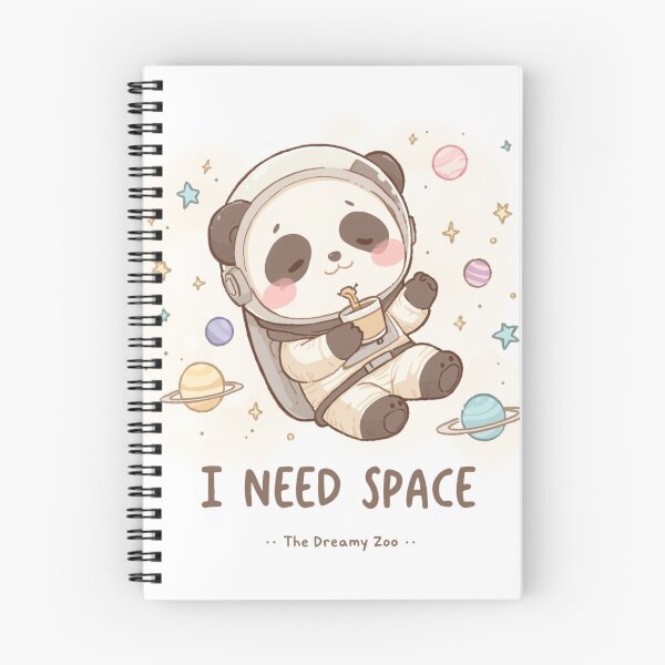 Item preview, Panda Astronaut – I Need Space | The Dreamy Zoo designed and sold by The-Dreamy-Zoo.
