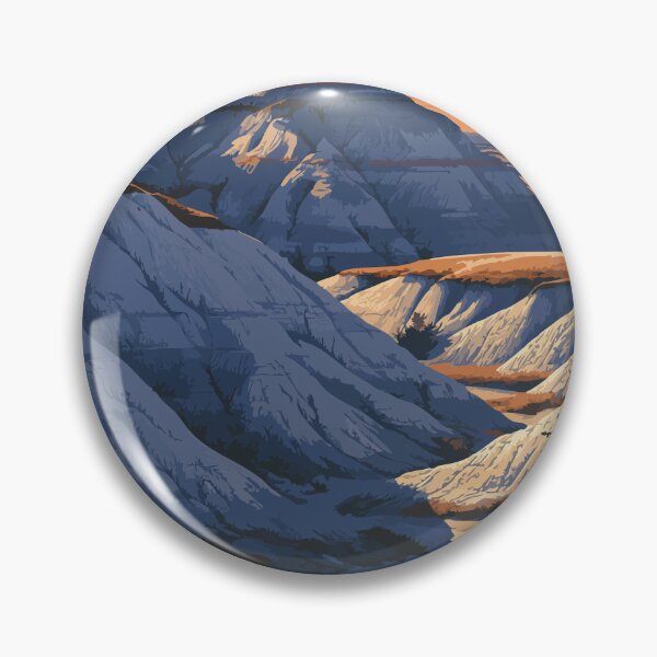 Item preview, Midland Park Alberta Badlands | Hoodoo Canyon Wall Art designed and sold by TuncGK.