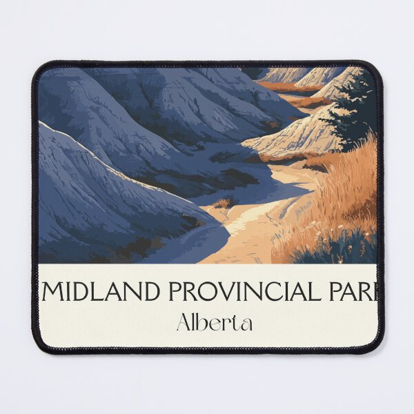 Item preview, Midland Park Alberta Badlands | Hoodoo Canyon Wall Art designed and sold by TuncGK.