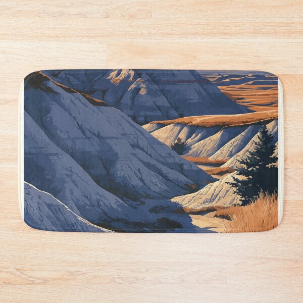 Item preview, Midland Park Alberta Badlands | Hoodoo Canyon Wall Art designed and sold by TuncGK.