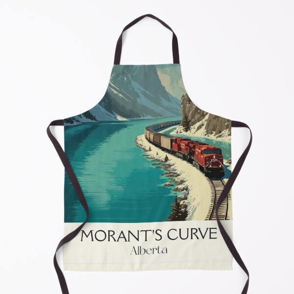 Item preview, Morant's Curve Alberta Railway | Mountain Train Print designed and sold by TuncGK.
