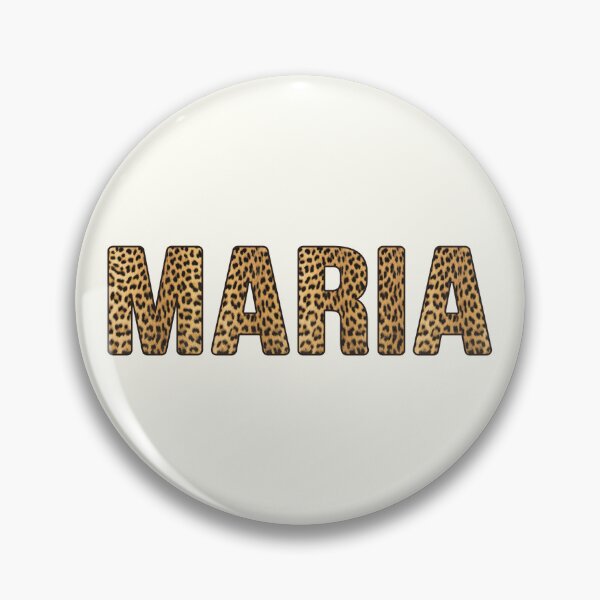 Item preview, Maria Name Leopard Print designed and sold by Jeallan Designs.