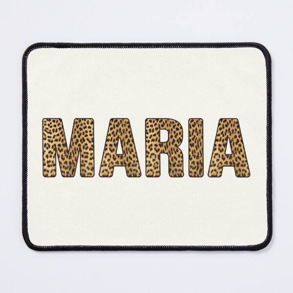 Item preview, Maria Name Leopard Print designed and sold by Jeallan Designs.