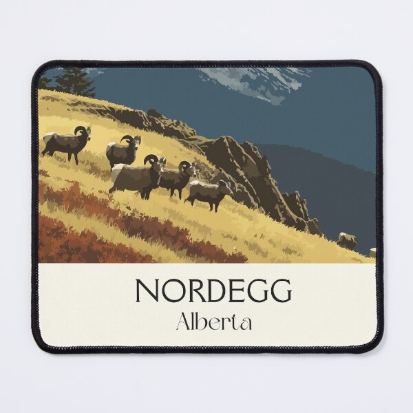 Item preview, Nordegg Alberta Bighorn Country | Mountain Sheep Wall Art designed and sold by TuncGK.