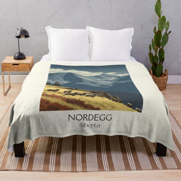 Item preview, Nordegg Alberta Bighorn Country | Mountain Sheep Wall Art designed and sold by TuncGK.