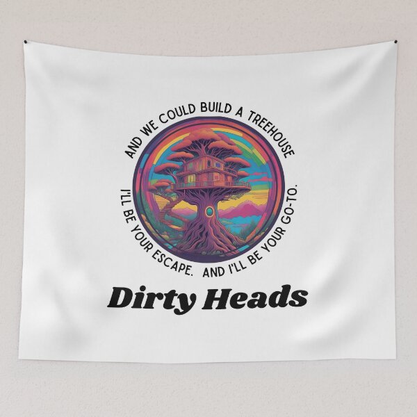 Item preview, Build a Treehouse White bg |  Reggae Rock Band l & Song Art designed and sold by FitEnvy.