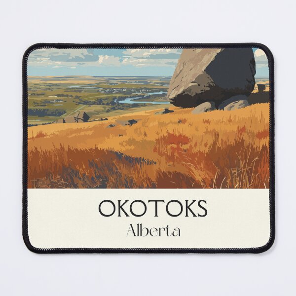 Item preview, Okotoks Alberta Big Rock | Glacial Erratic Landscape Art designed and sold by TuncGK.
