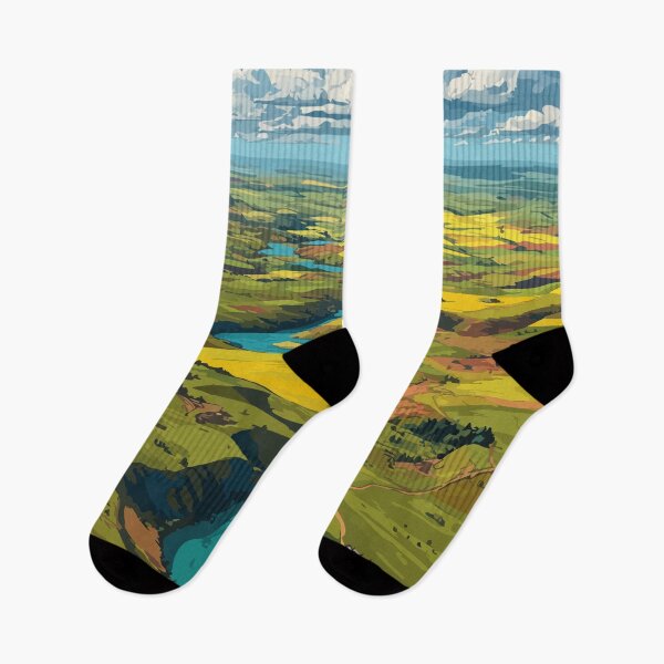 Item preview, Peace River Alberta Valley | Northern Farmland Art Print designed and sold by TuncGK.