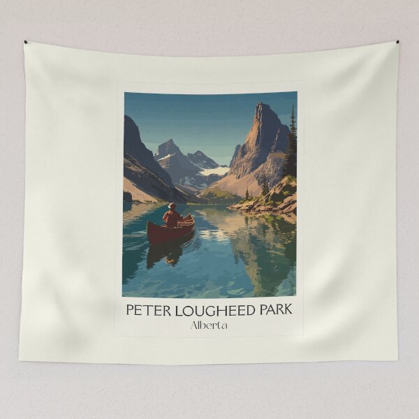 Item preview, Peter Lougheed Park Alberta | Kananaskis Canoe Scenery designed and sold by TuncGK.
