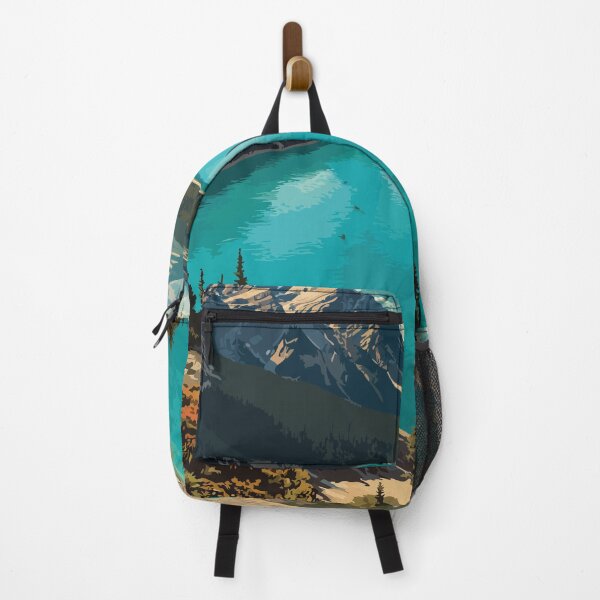Item preview, Peyto Lake Alberta Parkway | Wolf-Shaped Lake Wall Art designed and sold by TuncGK.