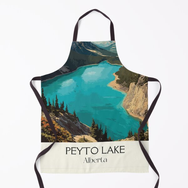 Item preview, Peyto Lake Alberta Parkway | Wolf-Shaped Lake Wall Art designed and sold by TuncGK.