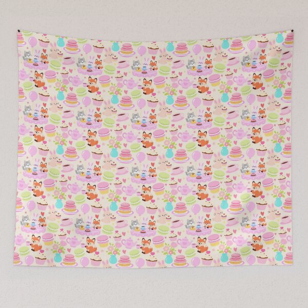 Item preview, Baby Shower Tea Party Seamless designed and sold by KJackArtwork.