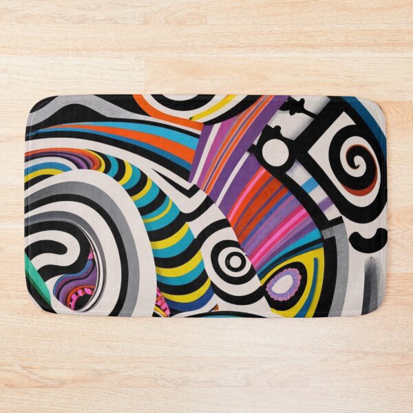 Item preview, abstract line and curve in black and white and black dots, poster, illustration, conceptual art, fashion, vibrant, painting, photography, 3d, colorful designed and sold by gulka8.