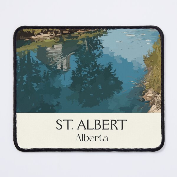 Item preview, St. Albert Alberta Mission | Sturgeon River Scenery Art designed and sold by TuncGK.