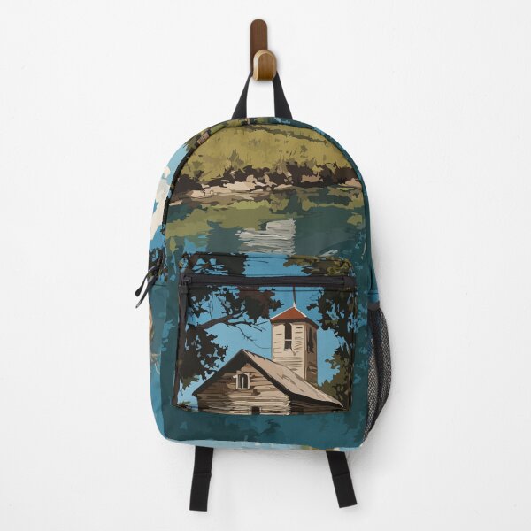 Item preview, St. Albert Alberta Mission | Sturgeon River Scenery Art designed and sold by TuncGK.
