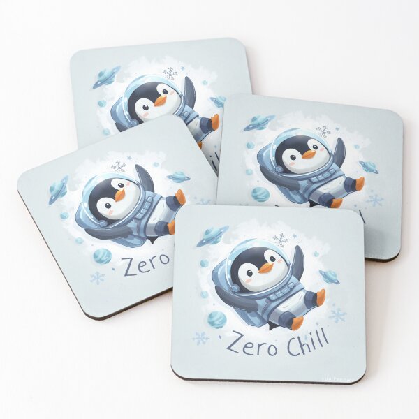 Item preview, Penguin Astronaut – Zero Chill | The Dreamy Zoo designed and sold by The-Dreamy-Zoo.