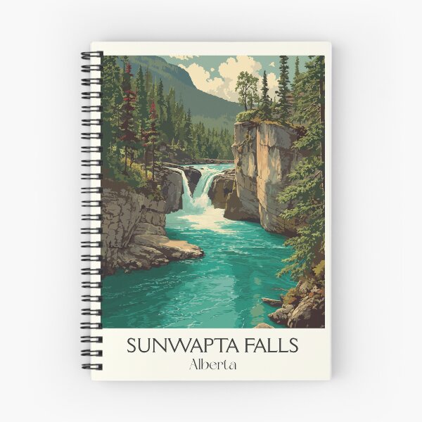 Item preview, Sunwapta Falls Alberta | Jasper National Park Waterfall Art designed and sold by TuncGK.
