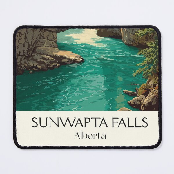 Item preview, Sunwapta Falls Alberta | Jasper National Park Waterfall Art designed and sold by TuncGK.