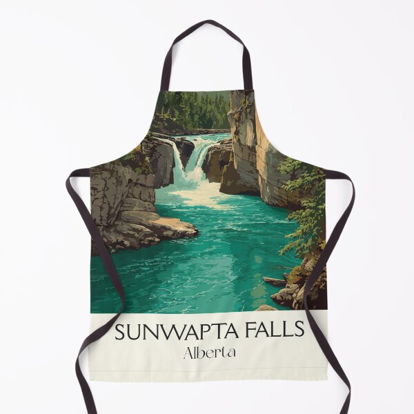 Item preview, Sunwapta Falls Alberta | Jasper National Park Waterfall Art designed and sold by TuncGK.