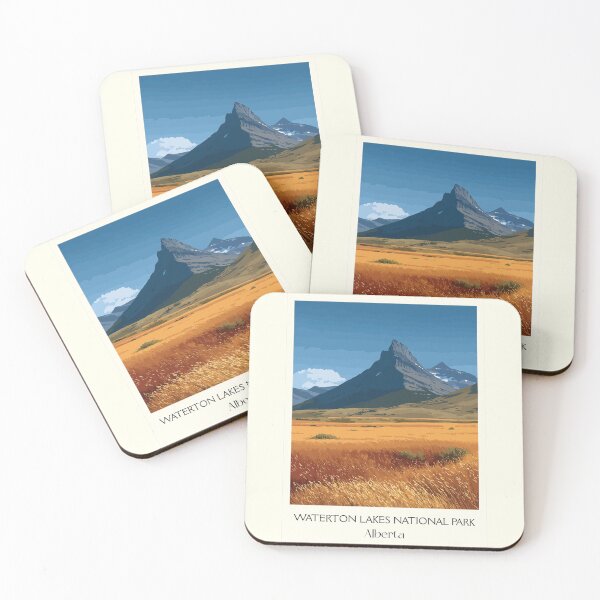 Item preview, Waterton Lakes Alberta Park | Prairie Meets Mountains Art designed and sold by TuncGK.