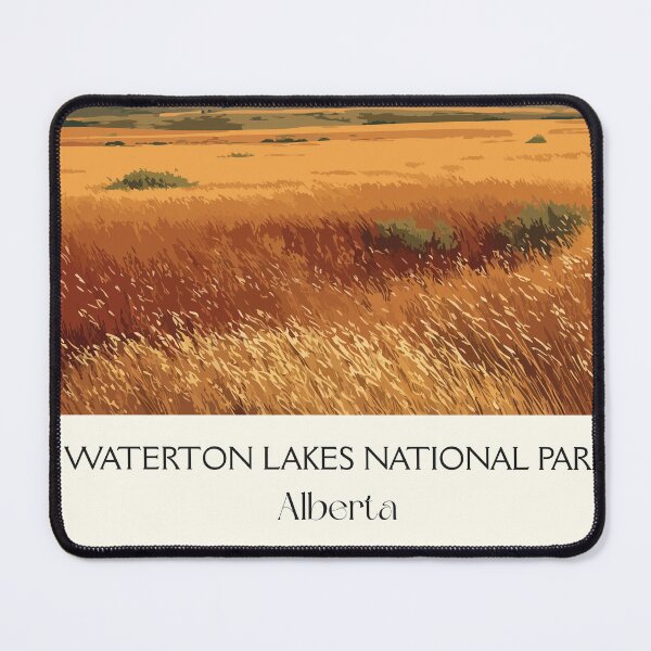 Item preview, Waterton Lakes Alberta Park | Prairie Meets Mountains Art designed and sold by TuncGK.