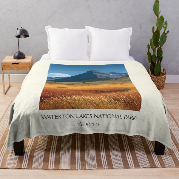 Item preview, Waterton Lakes Alberta Park | Prairie Meets Mountains Art designed and sold by TuncGK.