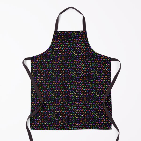 Item preview, Neon pixel hearts – Seamless 8-bit pattern in fluorescent colors designed and sold by Digital Dreamtales.