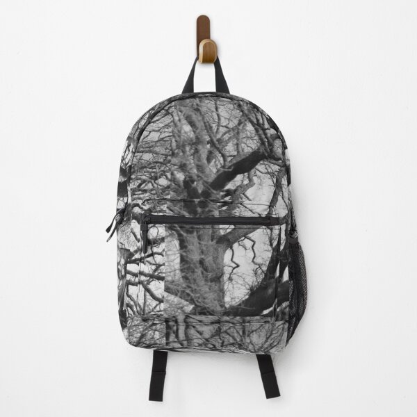Item preview, Gnarled Oak Silhouette in Black and White designed and sold by pinkal.