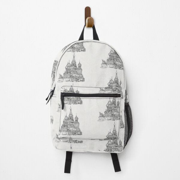 Item preview, Hand drawn image of the Kremlin in Russia Moscow designed and sold by Vintage Designs +.