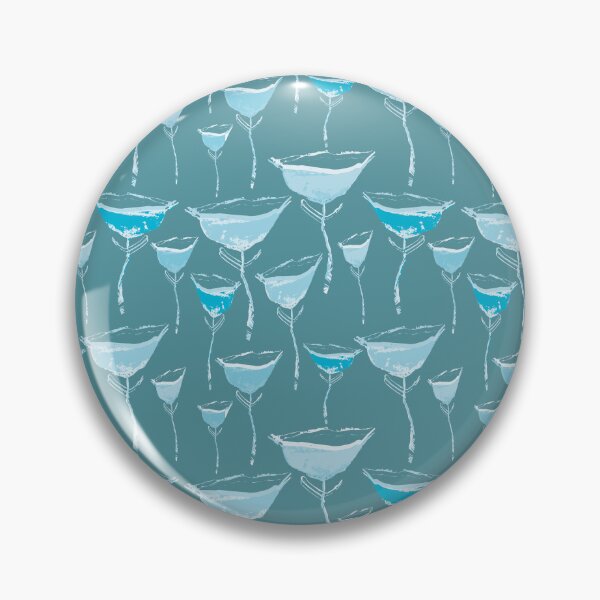 Item preview, Flower abstracta turquoise designed and sold by AGNATA Design.