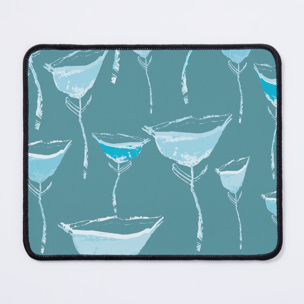 Item preview, Flower abstracta turquoise designed and sold by AGNATA Design.