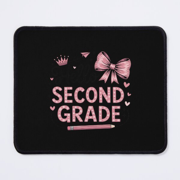 Item preview, Hello Second Grade First Day of School Coquette Teacher designed and sold by PeteHomenick.