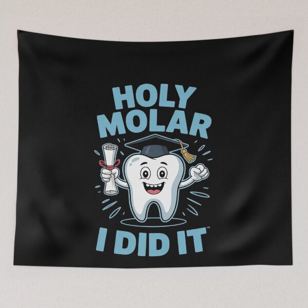 Item preview, Dentist Hygienist Dental Graduation - Holy Molar I Did It designed and sold by MonsterBuddiess.