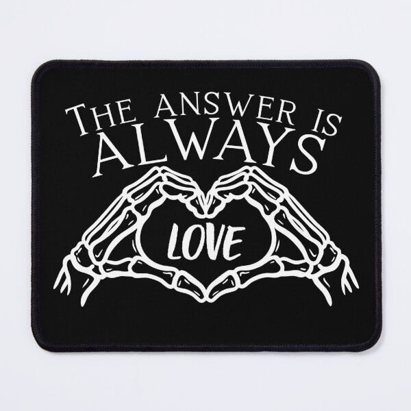 Item preview, The answer is always love Aesthetic Alternative Design designed and sold by OldSkullDesigns.