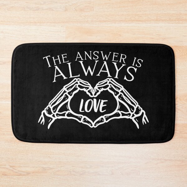 Item preview, The answer is always love Aesthetic Alternative Design designed and sold by OldSkullDesigns.