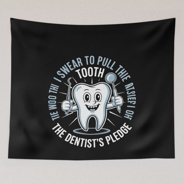 Item preview, Dentist Pledge Joke I Swear To Pull The Tooth Dental designed and sold by MonsterBuddiess.