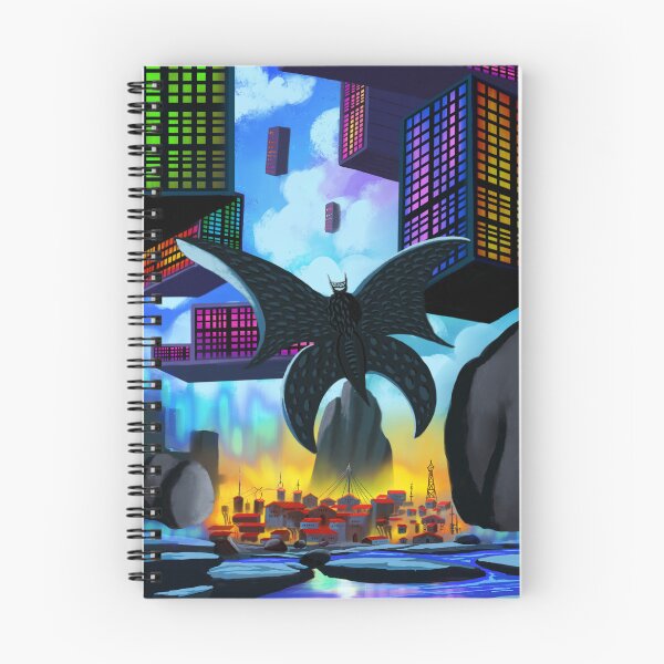 Item preview, Butterfly City Painting - Procreate Wall Art designed and sold by ExploreAura Studio.