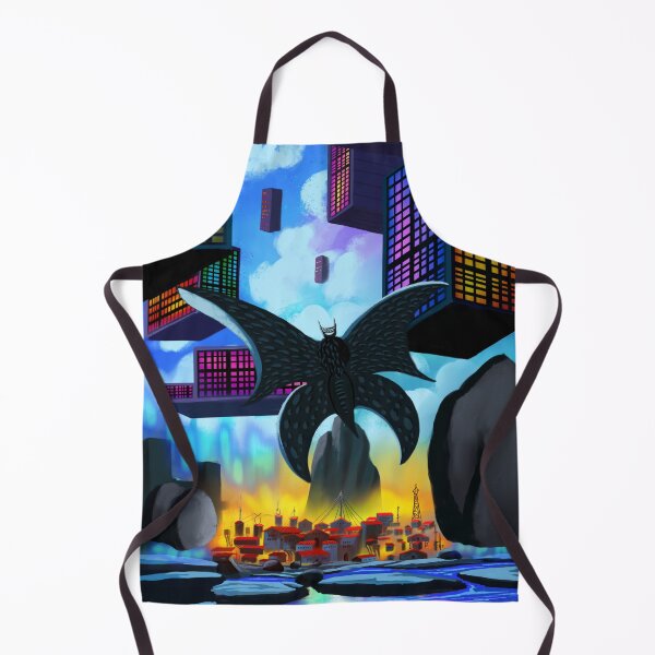 Item preview, Butterfly City Painting - Procreate Wall Art designed and sold by ExploreAura Studio.