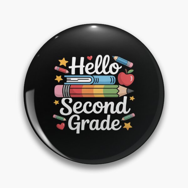 Item preview, Hello Second Grade Tie Dye Pencil Rainbow Colors designed and sold by PeteHomenick.
