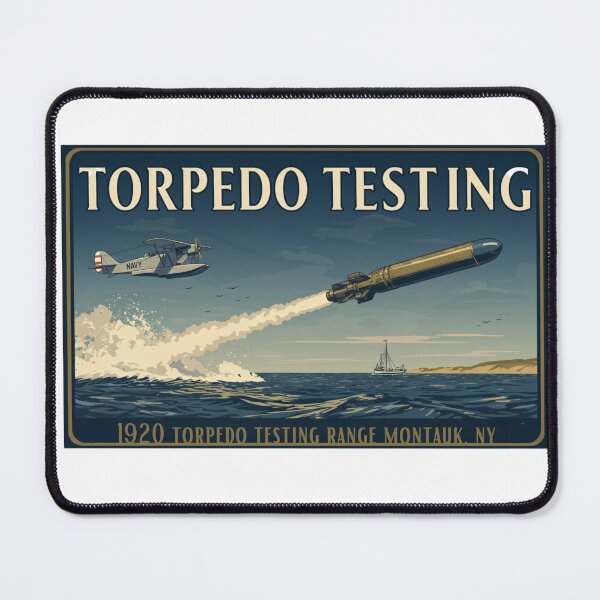 Item preview, Torpedo Testing | 1920 Montauk Torpedo Testing Range designed and sold by FitEnvy.
