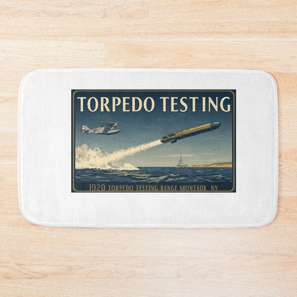 Item preview, Torpedo Testing | 1920 Montauk Torpedo Testing Range designed and sold by FitEnvy.