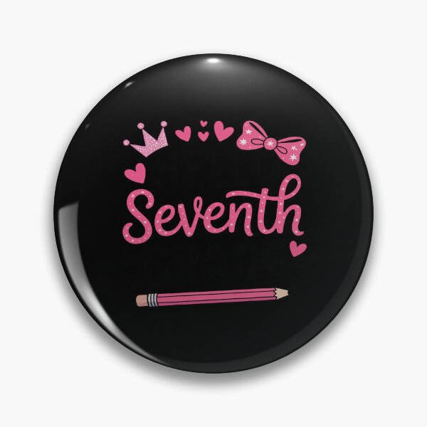 Item preview, Hello Seventh Grade First Day Of School Coquette Teacher designed and sold by PeteHomenick.