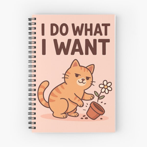 Item preview, Cat – “I Do What I Want” designed and sold by The-Dreamy-Zoo.