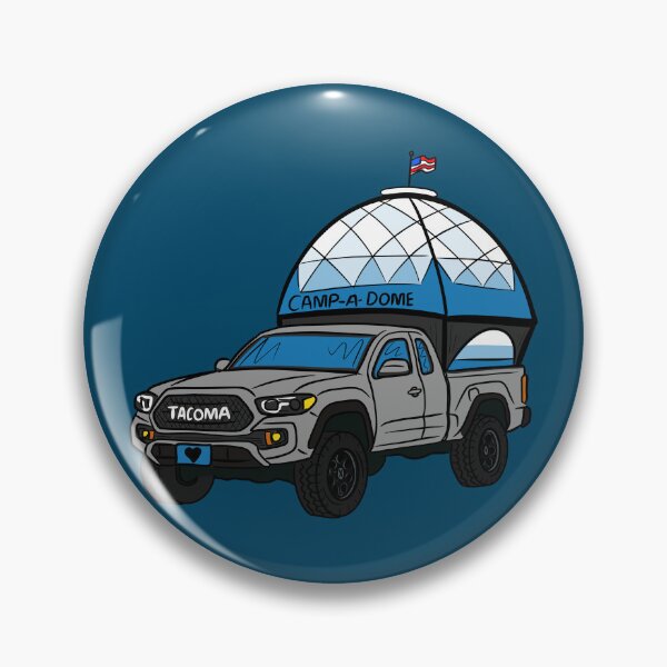 Item preview, Tacoma Dome Pun: Camp-A-Dome Toyota Tacoma Truck Camper for PNW Outdoorsy Vibes designed and sold by Urban Muse And Sultry Hues.